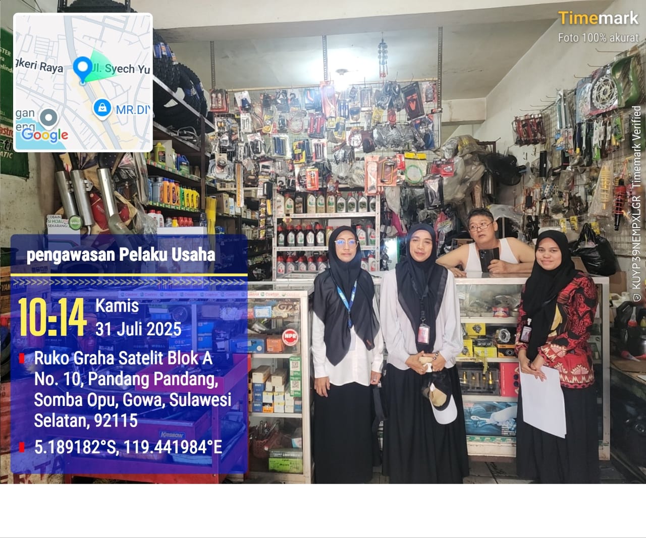 DPMPTSP Gowa Intensifkan Pengawasan Pelaku Usaha