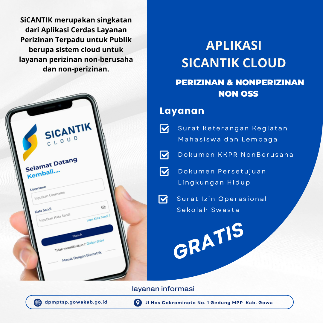 Izin Penelitian di Kabupaten Gowa Tahun 2025