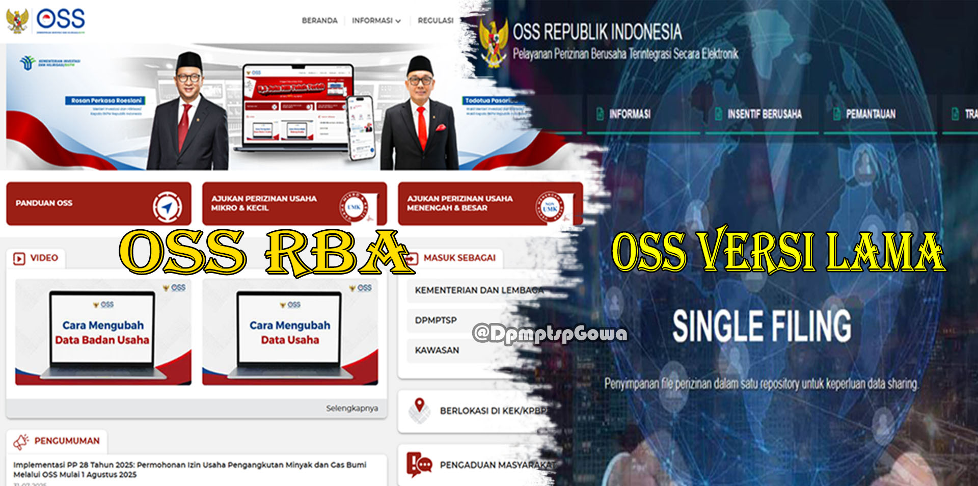 Perbedaan OSS Lama dan OSS RBA